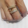 Anillo de oro con brillantes