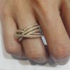 Anillo de oro y brillantes