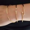 Brazalete de oro y brillantes