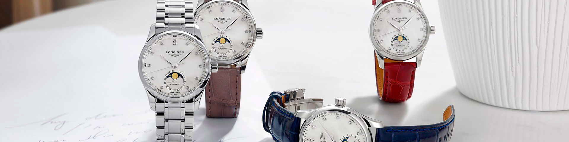 relojes de lujo longines para hombre y mujer