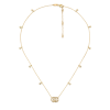 COLLAR DOBLE G CON DIAMANTES