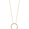 18K Y diamond xsmall  necklace