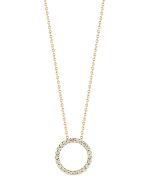 18K Y diamond xsmall  necklace