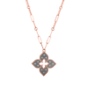 18K X diamond titanium venetian princess  necklace